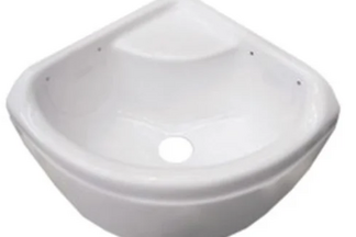 Mini Corner Basin with Full Skirt