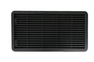 Fridge Vent with Built in Fans - Black